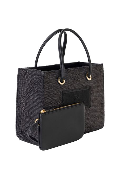 Borsa Elisabetta Franchi donna BS83A52E2110 nera rafia ELISABETTA FRANCHI | Borse | BS83A52E2110